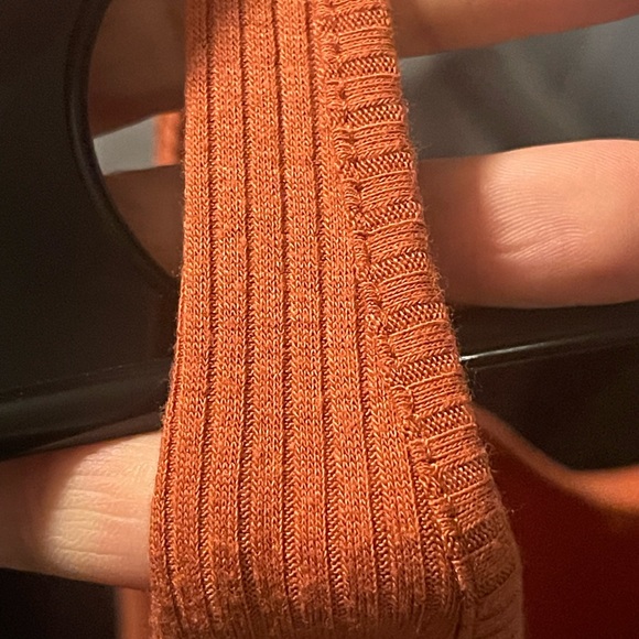 Heart and Hips Elegant Rust Sleeveless Dress - Picture 5 of 5